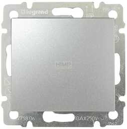 VALENA Łącznik jednobiegunowy 10AX-250~ ALUMINIUM Legrand 770101