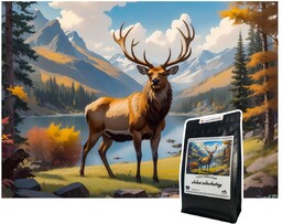 Puzzle 500 el TATRY Jeleń szlachetny 48x68cm