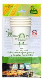 Froggy Biodegradowalne kubki do gorących napoi PLA 250ml