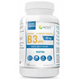 Wish Witamina B3 50 mg, 120 kapsułek