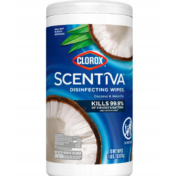 Chusteczki dezynfekujące scentiva o zapachu kokos waterlily Clorox