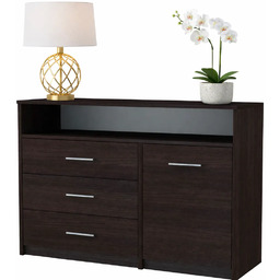 Edinos Minimalistyczna Komoda Z Szufladami Wenge R9-M48