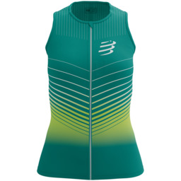 COMPRESSPORT Triathlonowa koszulka kompresyjna damska TRI POSTURAL TANK