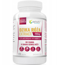 WISH Dzika Róża Extract 200mg 120tabs