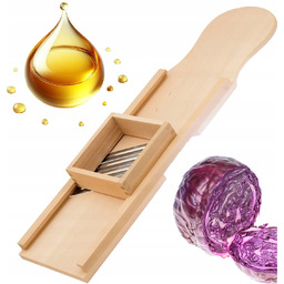 Szatkownica do kapusty XXL drewniana tradycyjna Impregnowana Gratisy