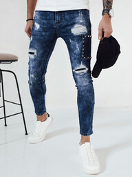 Spodnie męskie jeansowe niebieskie Dstreet UX4149-30