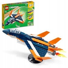 Lego Creator 31126 Odrzutowiec Naddźwiękowy Samolot Myśliwiec Creator
