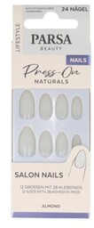 PARSA Beauty Press on-Kunstnägel, Almond, 24 Stk. Sztuczne