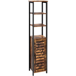 Regał Słupek Zamykany z Półkami Uniwersalny 167 cm