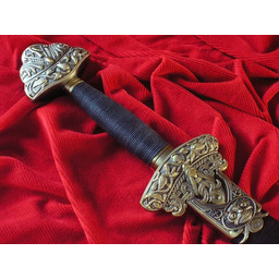 MIECZ WIKINGÓW Z OZDOBNĄ RĘKOJEŚCIĄ I Z POCHWĄ