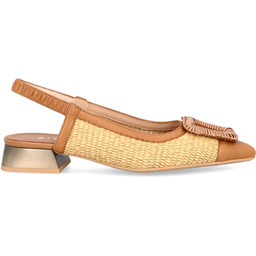 Hiszpańskie czółenka bez pięty - HISPANITAS RHV254046 BRĄZOWE