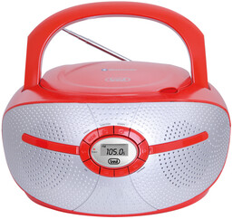 Trevi CMP552 Radioodtwarzacz CD Bluetooth Czerwony