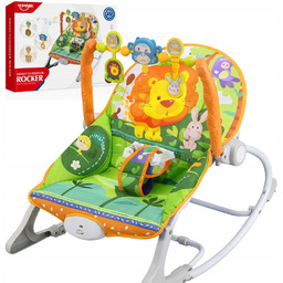 LEŻACZEK DLA NIEMOWLĄT BUJACZEK KOŁYSKA WIBRACJE MUZYKA ZABAWKI