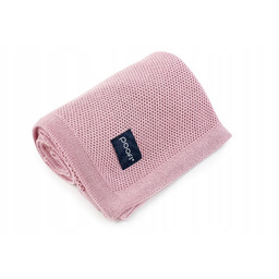 Poofi Kocyk otulacz bamboo Faro Vintage Pink 85x85