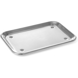 Taca ekspozycyjna z nóżkami do prezentacji żywności stalowa