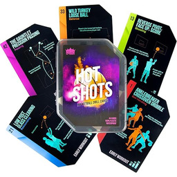 Karty do koszykówki Hot Shots 64 wodoodporne plastikowe