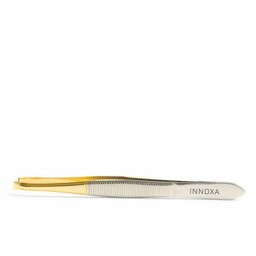 Innoxa VM-T04G Stalowa, precyzyjna pęseta 8,9 cm zagięta,
