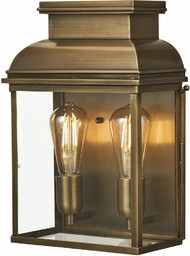 Elstead Lighting Zewnętrzny kinkiet OLD-BAILEY-L-BR Elstead IP44 styl