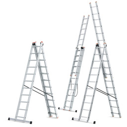 Drabina aluminiowa wielofunkcyjna z opcja na schody HIGHER