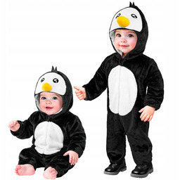 Strój Kostium Pingwin Mały Pingwinek Pluszowy Welur 104