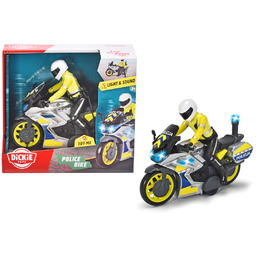 Dickie Toys, SOS Motocykl policyjny, 17 cm