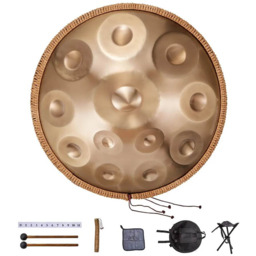 Bęben handpan 55,9 cm, 12 nut, d-moll, klawiatura