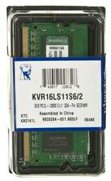 Kingston DDR3 2GB KVR16LS11S6/2 SODIMM Pamięć SO-DIMM