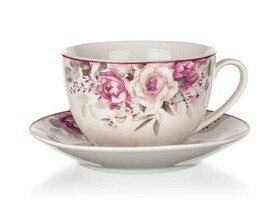 Banquet Filiżanka ceramiczna ze spodkiem 240 ml