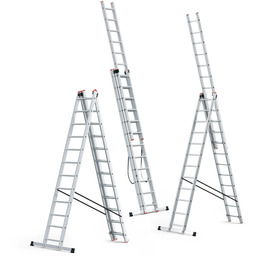 Drabina aluminiowa wielofunkcyjna z opcja na schody HIGHER