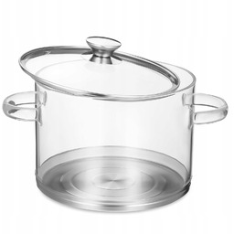 Szklany Garnek do Gotowania na Wolnym Ogniu, Przystosowany