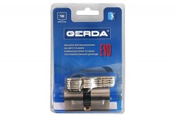 Wkładka Gerda EVO 35/50 nikiel satyna 5 kluczy
