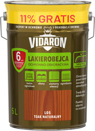 Lakierobejca teak naturalny L05 5 l VIDARON