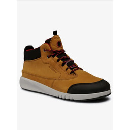 Geox J Aeranter Babx Wodoodporne Skórzane Wysokie Sneakersy