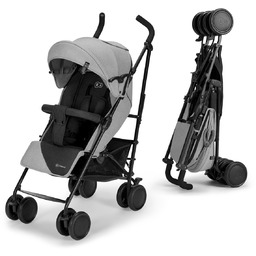 Kinderkraft Wózek spacerowy Siesta Szary Parasolka