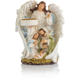 Świecznik Anioł - Święta Rodzina Boże Narodzenie