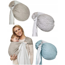 Chusta do noszenia dzieci tkana nosidełko kółkowe N16