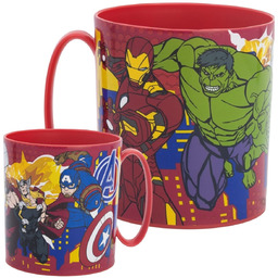 KUBECZEK KUBEK Z UCHEM 390ML AVENGERS HULK IRON