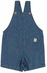 Szorty ogrodniczki jeansowe chłopięce, denim/Up Baby