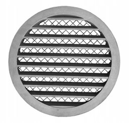 Kratka metalowa USAV fi 125 wyrzutnia/ czerpnia ścienna