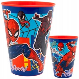 DUŻY KUBEK PLASTIKOWY SPIDERMAN 430 ml DLA DZIECKA