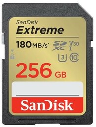 SANDISK SDXC 256GB Extreme 180/130MB/s Karta pamięci
