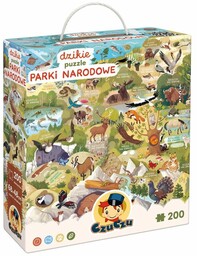 CzuCzu Dzikie puzzle Parki narodowe 6+
