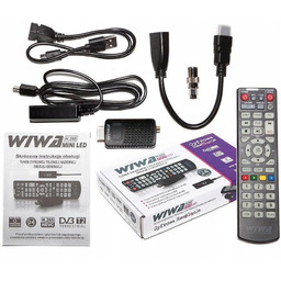 Tuner DVB-T/T2 Wiwa H.265 Mini Led