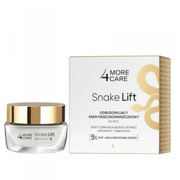 More4Care Snake Lift Odbudowujący Krem przeciwzmarszczkowy na noc