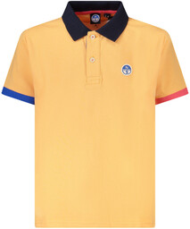 NORTH SAILS POLO KRÓTKI RĘKAW DZIECIĘCY POMARAŃCZOWY