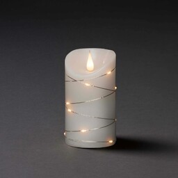 Konstsmide Christmas Świeca woskowa LED biała barwa ciepła