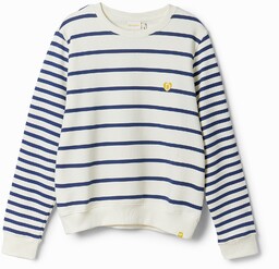 Bluza w paski z logo