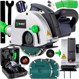 Bruzdownica Elektryczna Regulacja Do Betonu 3100W Laser Zestaw