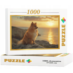 Puzzle Pies Psy Psiaki 1000el Pudełko +dowolny Tekst