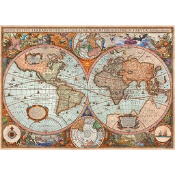 Schmidt Spiele 58328 antyczna mapa świata, 3000 elementów,
